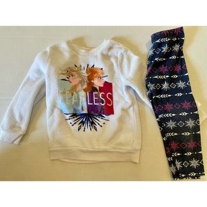 Frozen theme 2 pc set size 3T